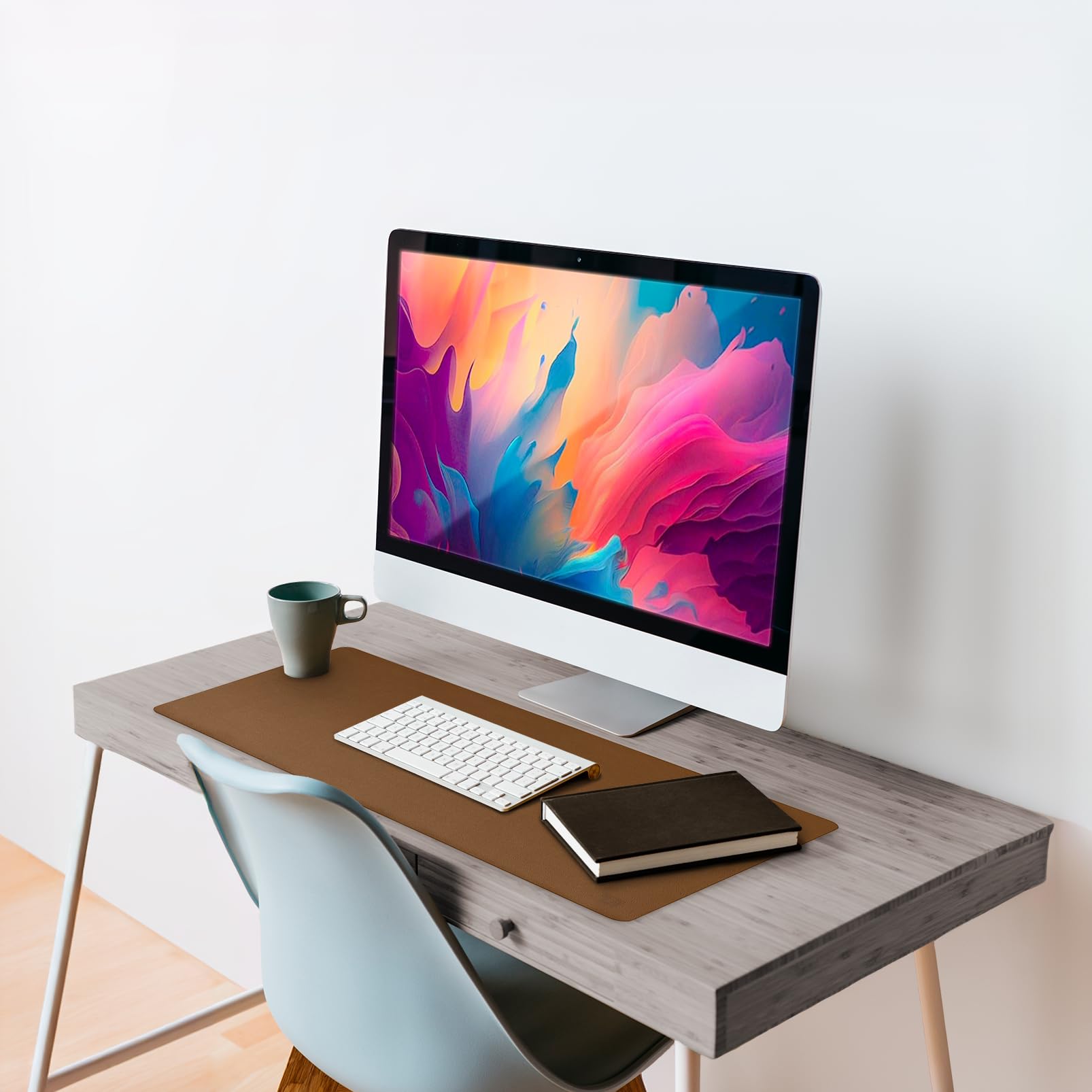 Premium PU Leather Desk Pad Protector - 44