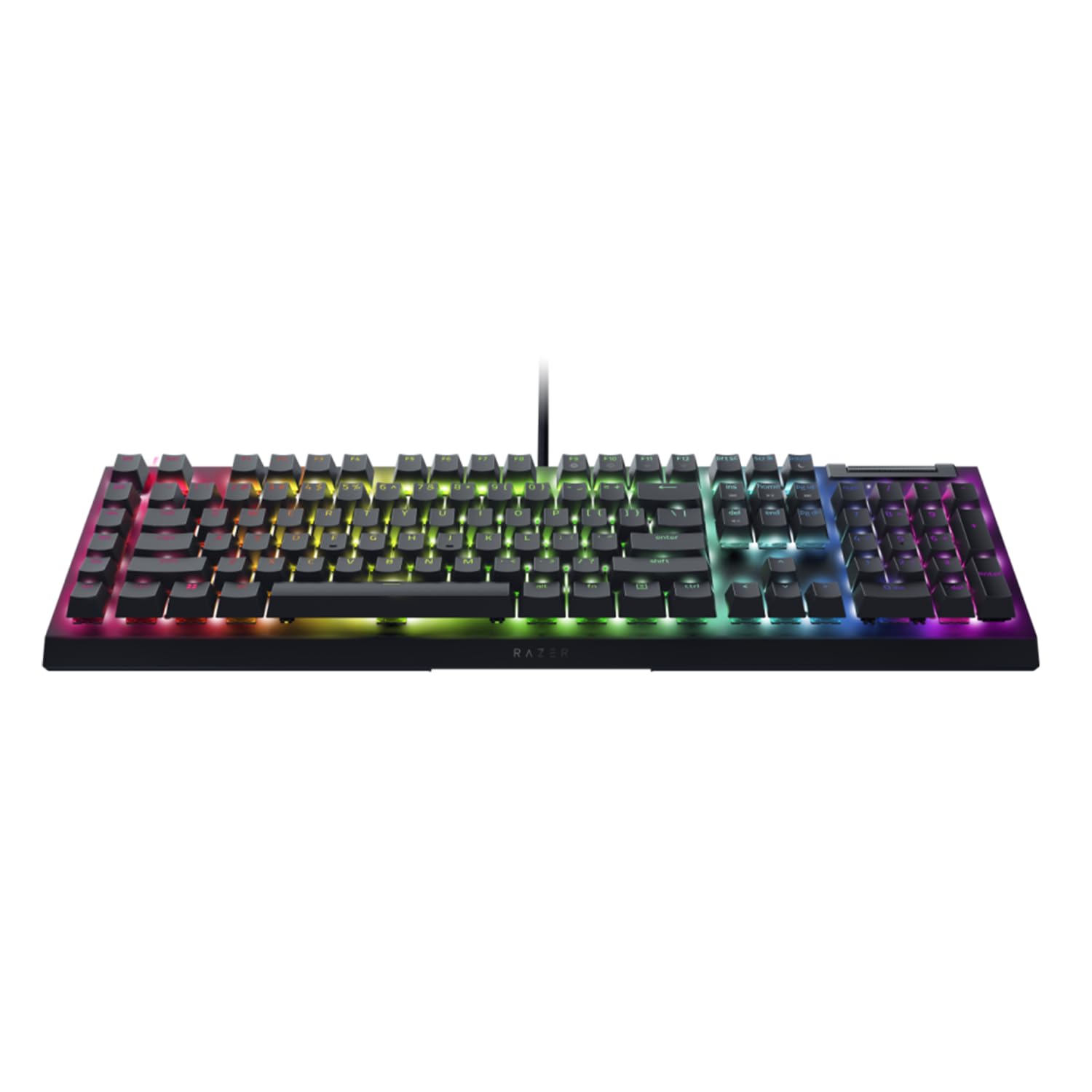 Razer BlackWidow V4 X Mechanical Gaming Keyboard - Green Switch (Clicky) with Chroma RGB Backlighting | 6 Dedicated Macro Keys, Doubleshot ABS Keycaps | UK Layout | Perfect for Competitive Gaming & Esports Tournaments