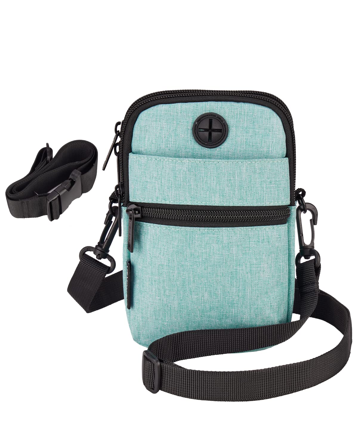 LIVACASA Waterproof Crossbody Phone Purse with Earphone Hole - Cell Phone Holder for Running, Hiking & Travel - Fits Phones Under 6.7 Inches - Stylish & Hands-Free for Outdoor Activities