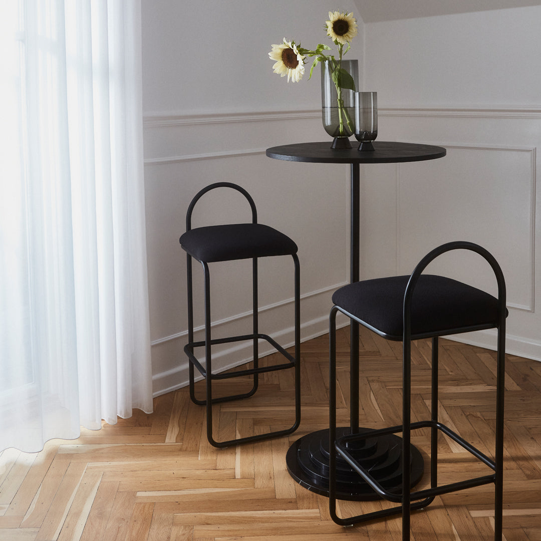 AYTM Angui Bar Stool - Modern Counter Height Bar Chair for Kitchen, Dining & Home Decor - Adjustable Swivel Seat with Metal Frame - Perfect for Breakfast Bars, Islands & Pub Tables