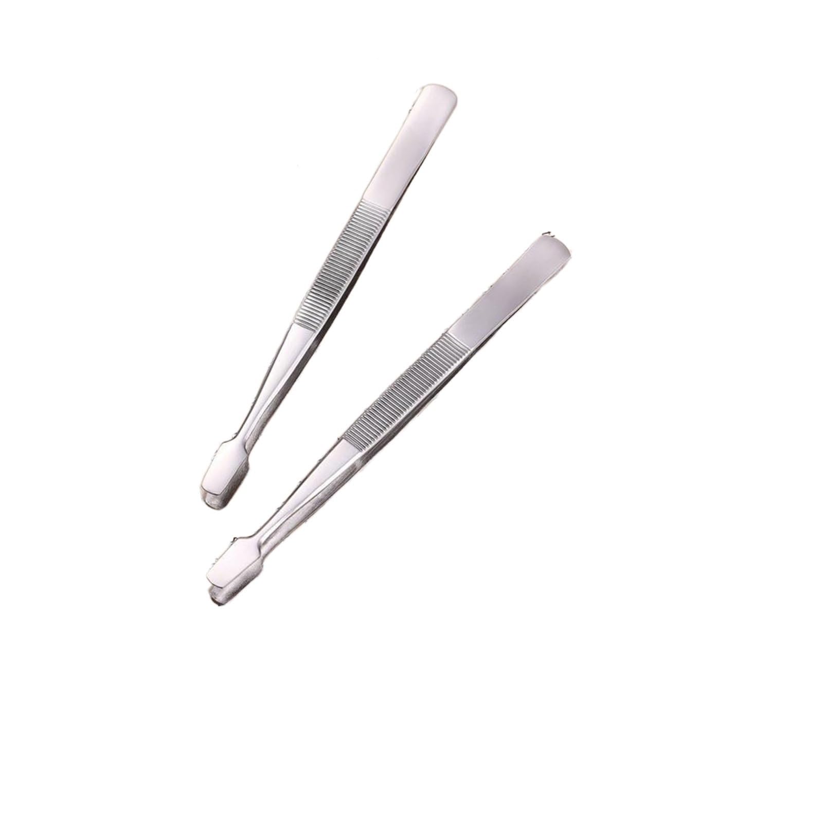 Premium Stainless Steel Hair Removal Tweezers - Professional Eyebrow & Facial Tweezers for Precision Grooming, Waxing, and DIY Beauty Care - Ideal for Eyebrow Shaping, Splinter Removal, and Crafting Projects