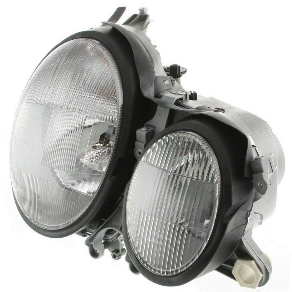 2000-2002 Mercedes-Benz E430 Passenger Side Headlight Assembly with Bulbs - OEM MB2503105 Replacement - Perfect for Night Driving & Car Restoration Projects