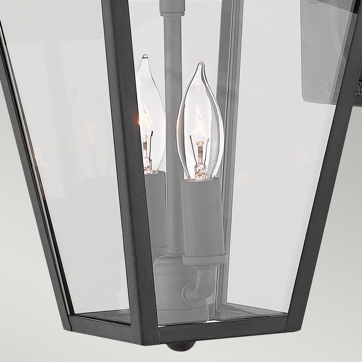 Alford Place 2/3Lt Small/Medium/Large Outdoor Wall Lantern in Museum Black with E14 Socket and IP44 Rating - Perfect for Porch, Garden, and Patio Lighting
