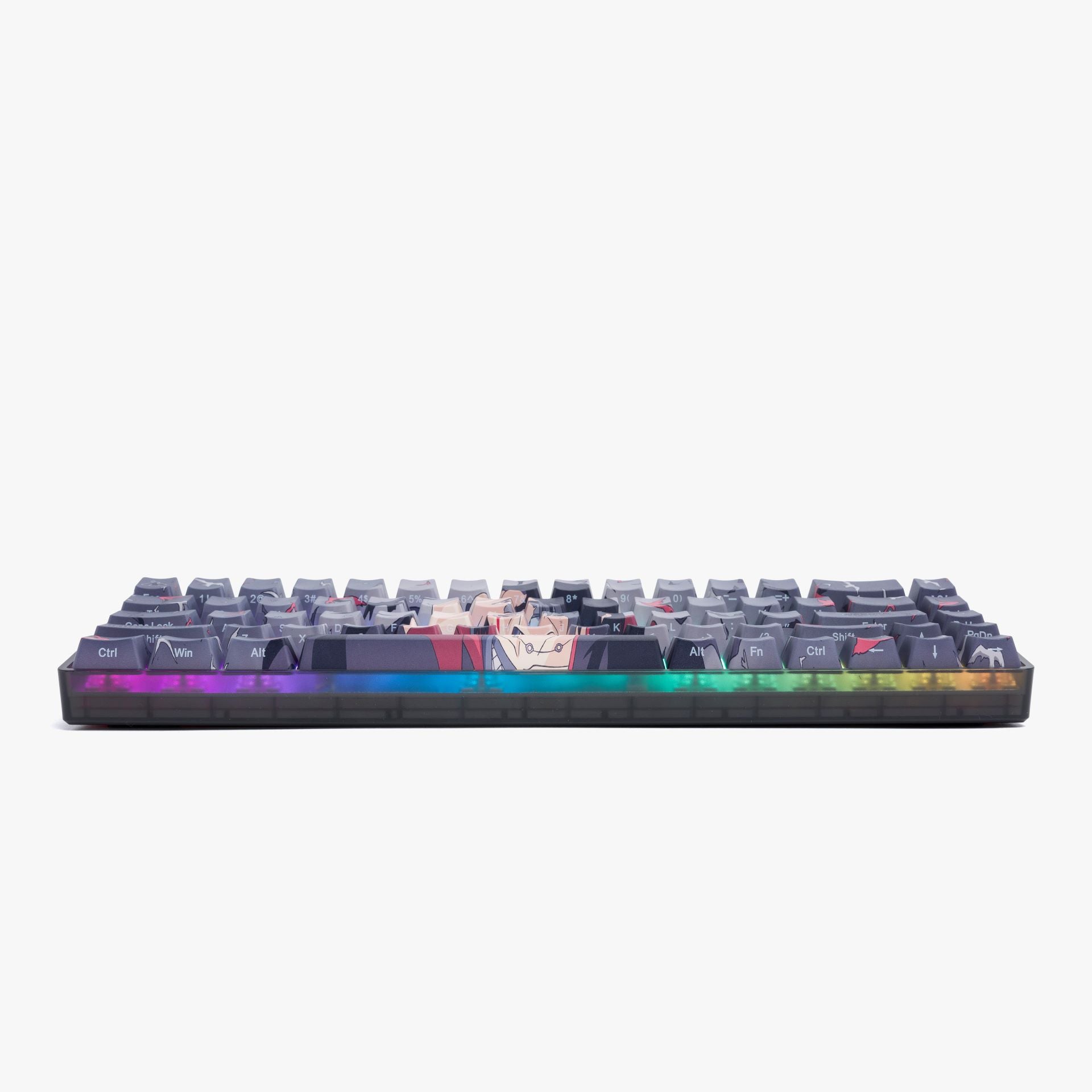 Naruto x HG Basecamp 65 Keyboard - Itachi Uchiha Themed Mechanical Gaming Keyboard for PC & Mac | Perfect for Anime Fans & Gamers