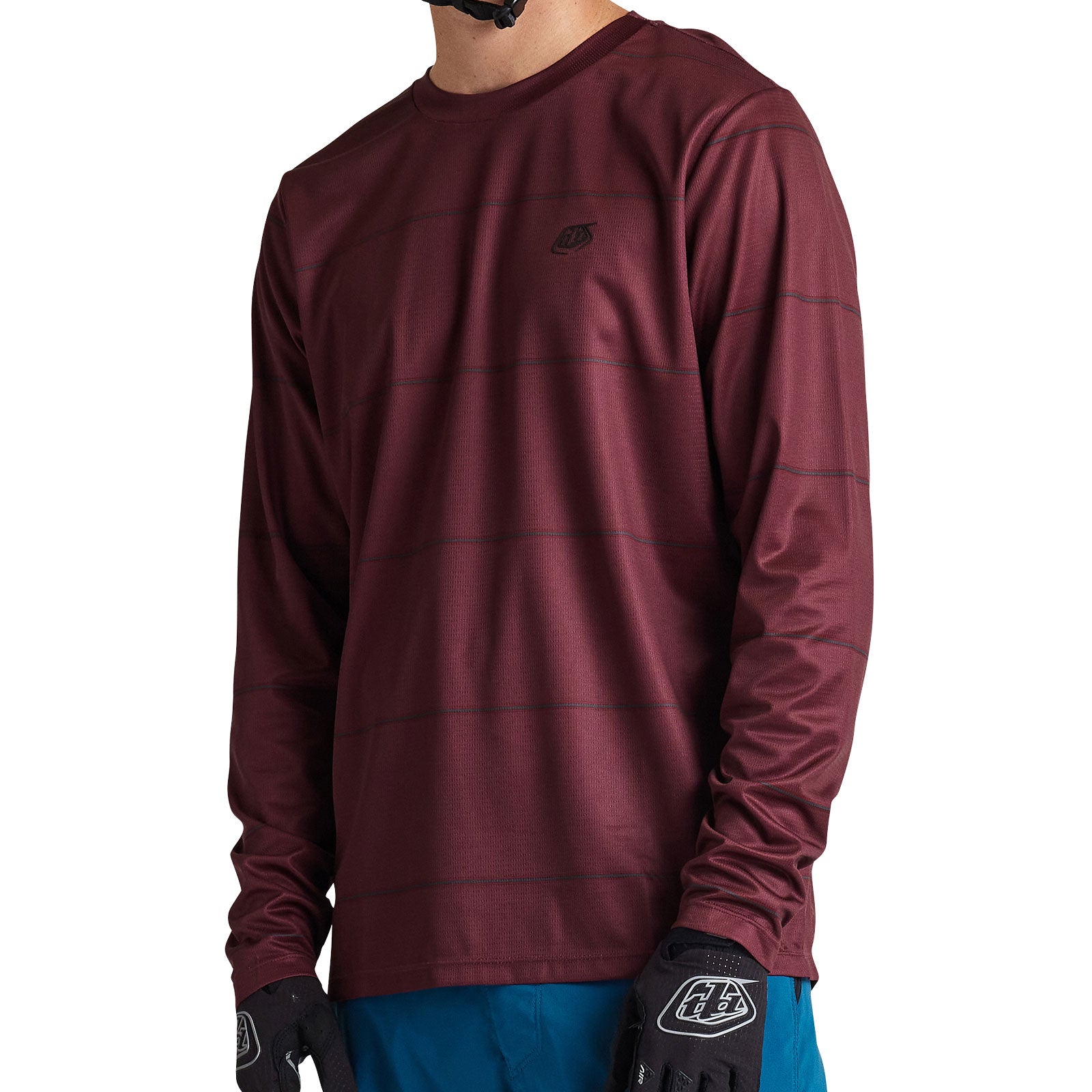 Flowline LS Jersey Revert Wine - Comfortable Long Sleeve Cycling Jersey for Men & Women - Perfect for Road Biking, Mountain Biking & Outdoor Sports