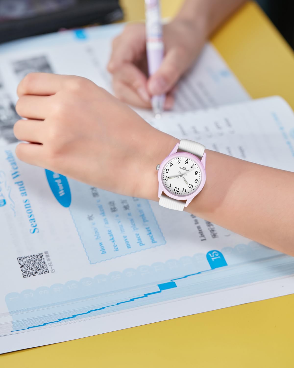 CIVO Kids Analog Watch - Waterproof, Luminous, Silicone Strap for Girls & Boys 5-12 | Perfect for Swimming & School