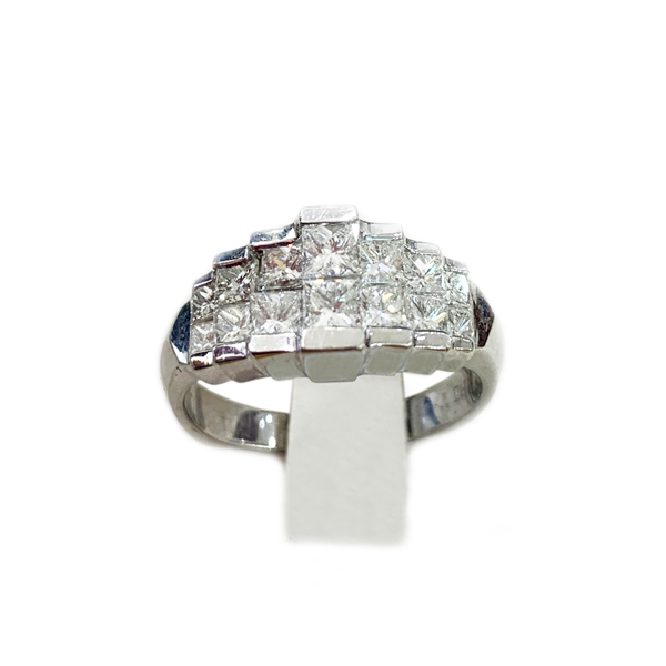 14K White Gold Diamond Ring for Women - Elegant Solitaire Engagement & Wedding Band - Perfect for Proposals, Anniversaries, and Special Occasions
