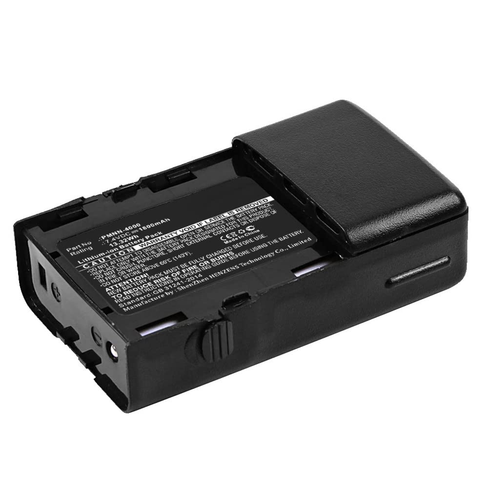 Synergy Digital 2-Way Radio Battery - 1800mAh Li-ion Replacement for Kenwood ProTalk XLS 464-467 & Motorola PMNN4000 | Long-Lasting 7.4V Power Solution for Walkie Talkies | Ideal for Construction, Security & Outdoor Adventures