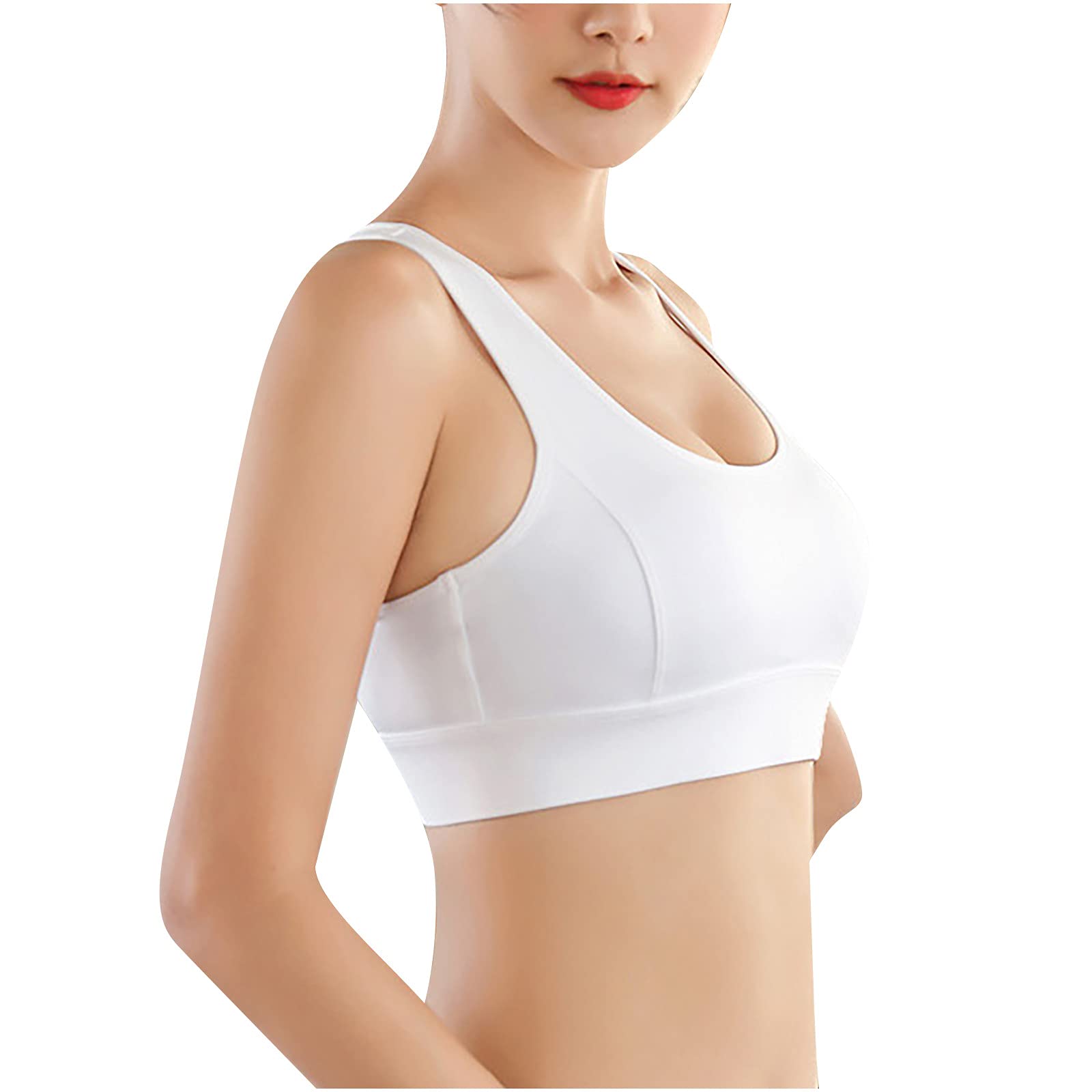 Women's Sling Back Cross Bra - Comfortable Everyday Yoga Sports Bra for Running, Fitness & Workout - Perfect for Gym, Yoga & Active Lifestyle