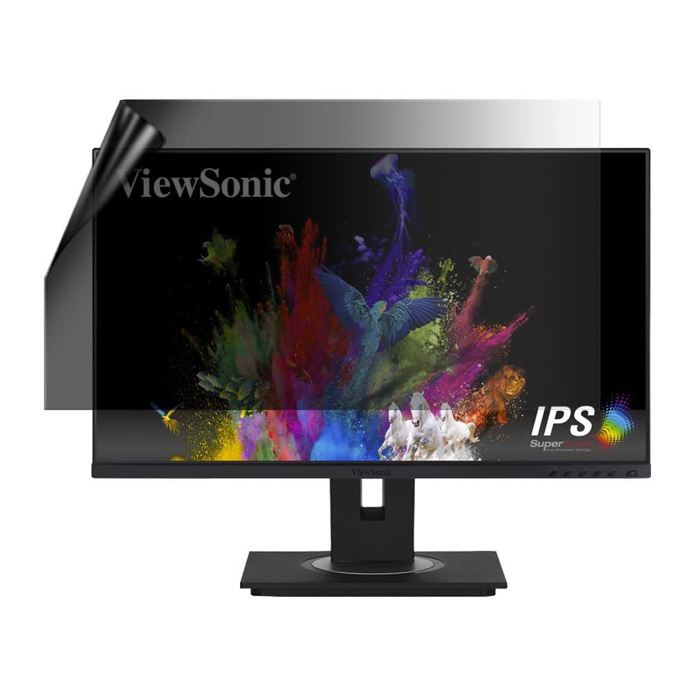 ViewSonic VG2455 Monitor Privacy Screen Protector - 2-Way Anti-Glare & Anti-Spy Filter Film for Office & Home Use