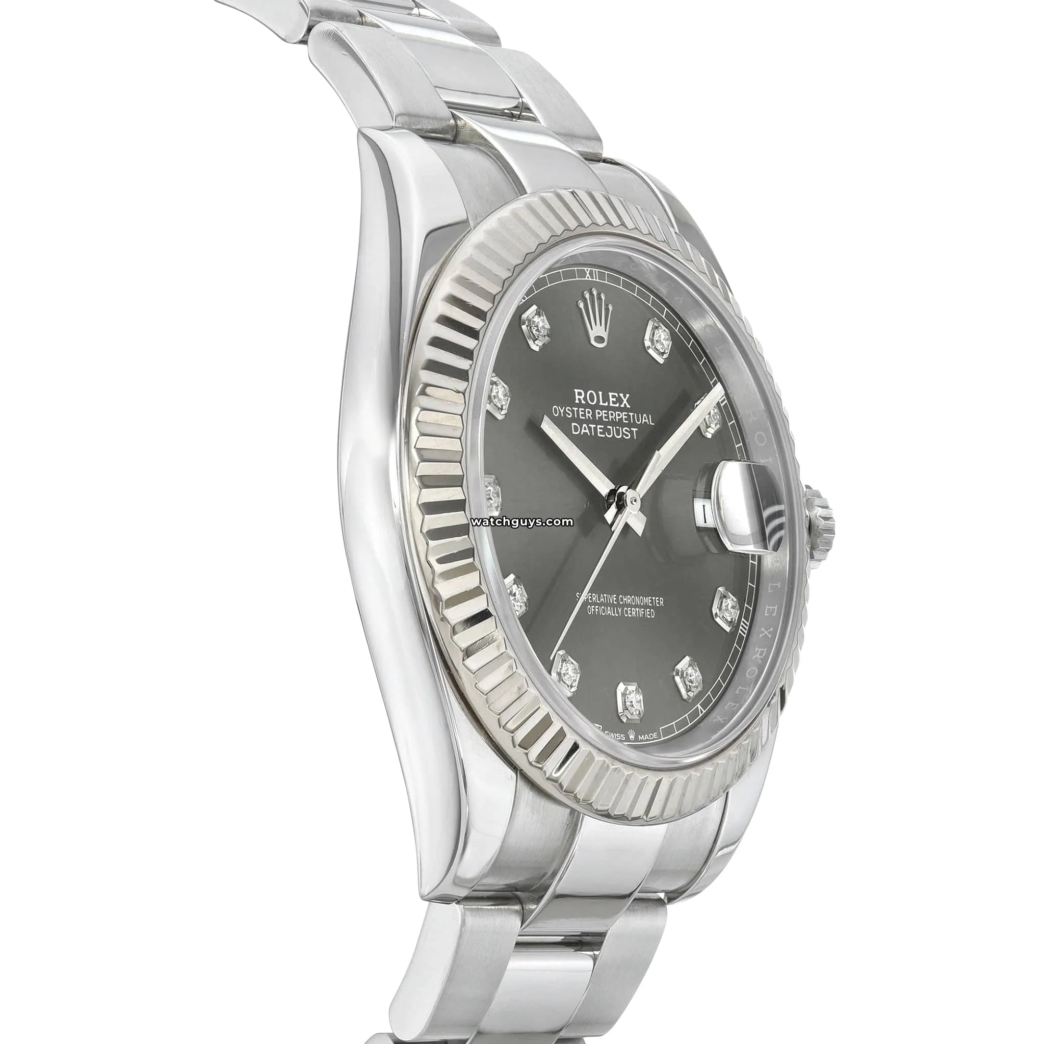 Rolex Datejust 126334 Men's Watch - Rhodium Diamond Dial, Stainless Steel, Automatic Movement - Perfect for Business, Luxury Events & Gifting