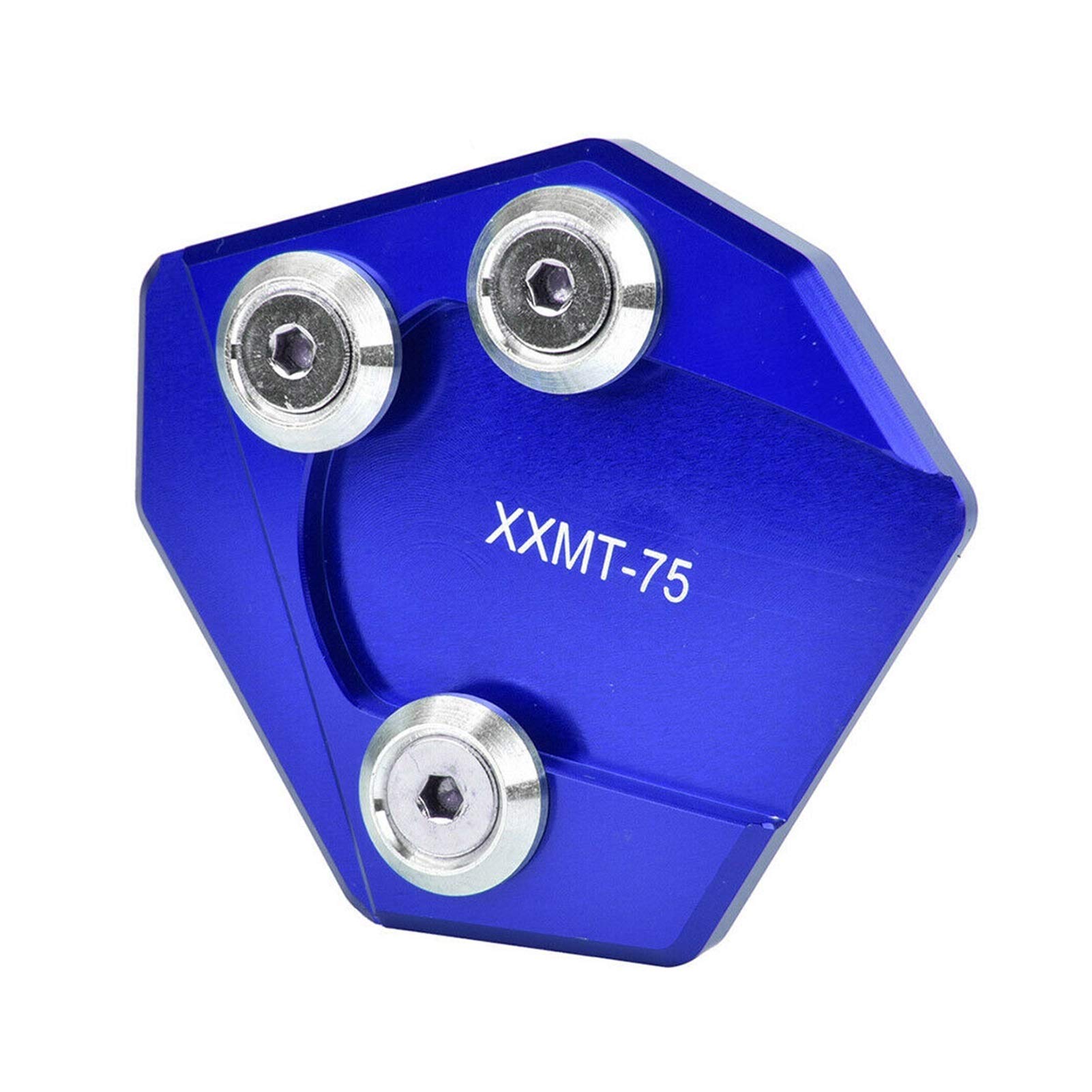 ZGYD Motorcycle Kickstand Extender - Universal Side Stand Extension Support Plate with Non-Slip Foot Pads for Yamaha SMAX155, Cygnus, GTR, RAY125, BWS - Enhances Stability on Uneven Surfaces & Soft Ground