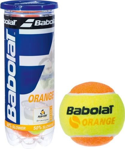 Babolat Orange X 3 Tennis Balls - Premium Tennis Balls for Training & Match Play - Perfect for Clay & Hard Courts