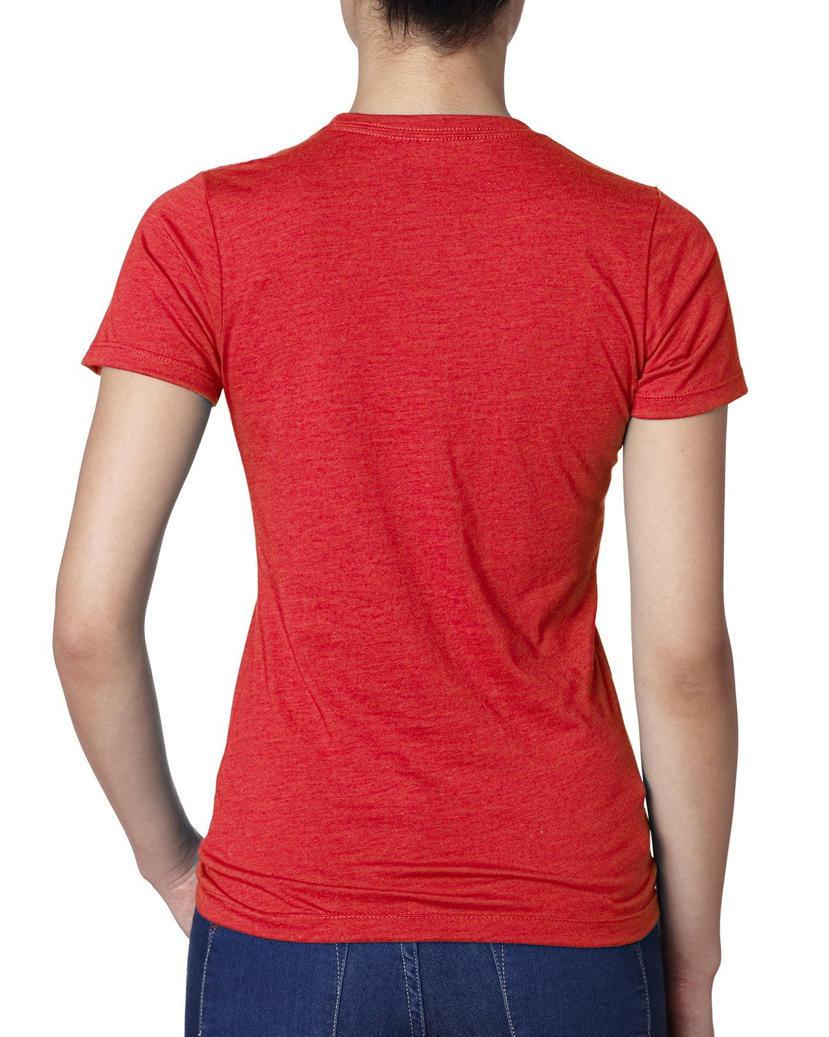 Next Level CVC Crew Neck T-Shirt - Red, Medium - Soft & Comfortable Cotton Blend for Casual Wear & Everyday Outfits