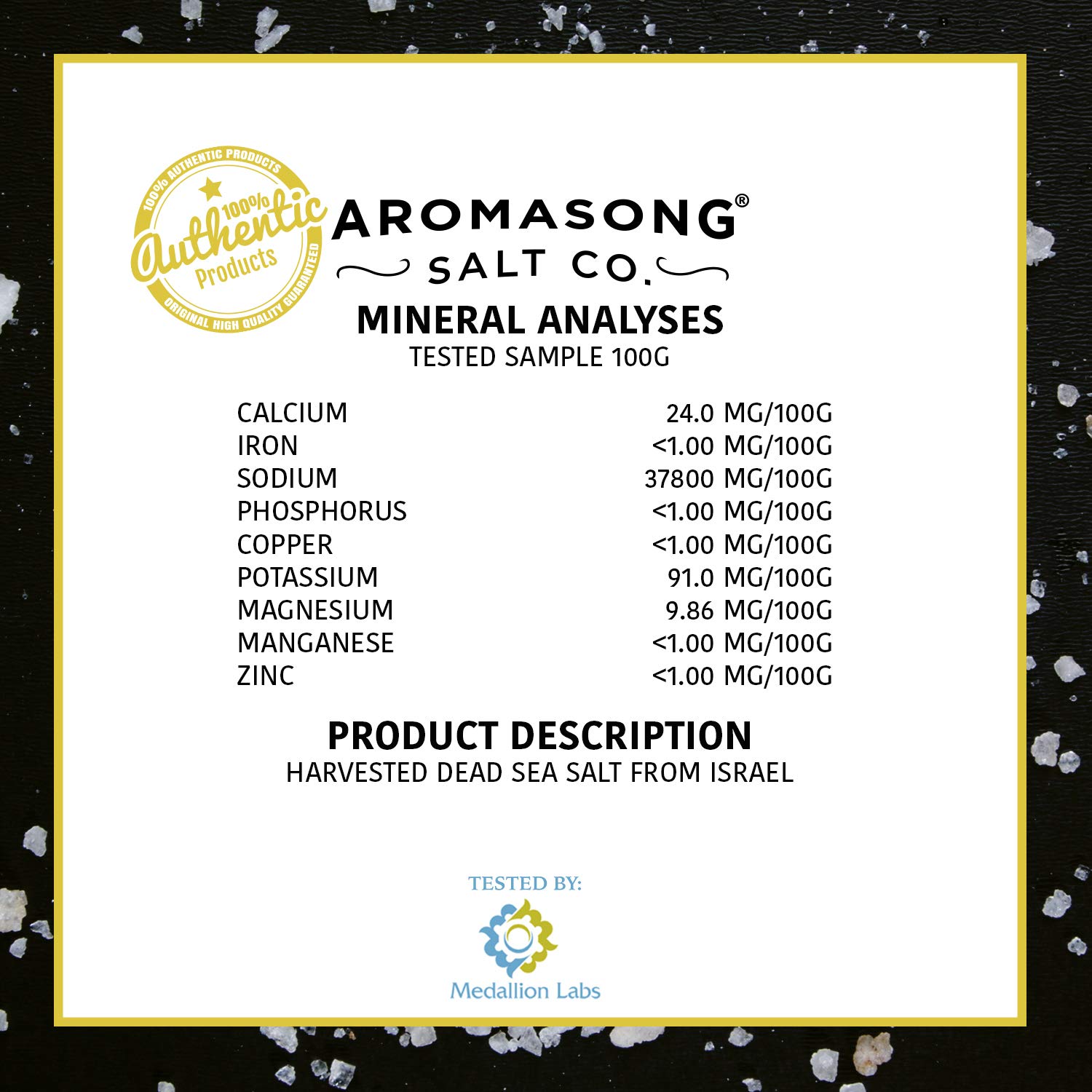 **Pure Dead Sea Salt with Organic Aloe Vera – 5 Lbs Fine Grain Bulk Resealable Pack – 100% Natural Spa Bath Salts for Relaxation, Body Scrub & Muscle Relief – Perfect for Home Spa, Eczema & Dry Skin Care**    *(Use Case: Ideal for soothing tired muscles, hydrating dry skin, and creating a luxurious at-home spa experience for men and women.)*