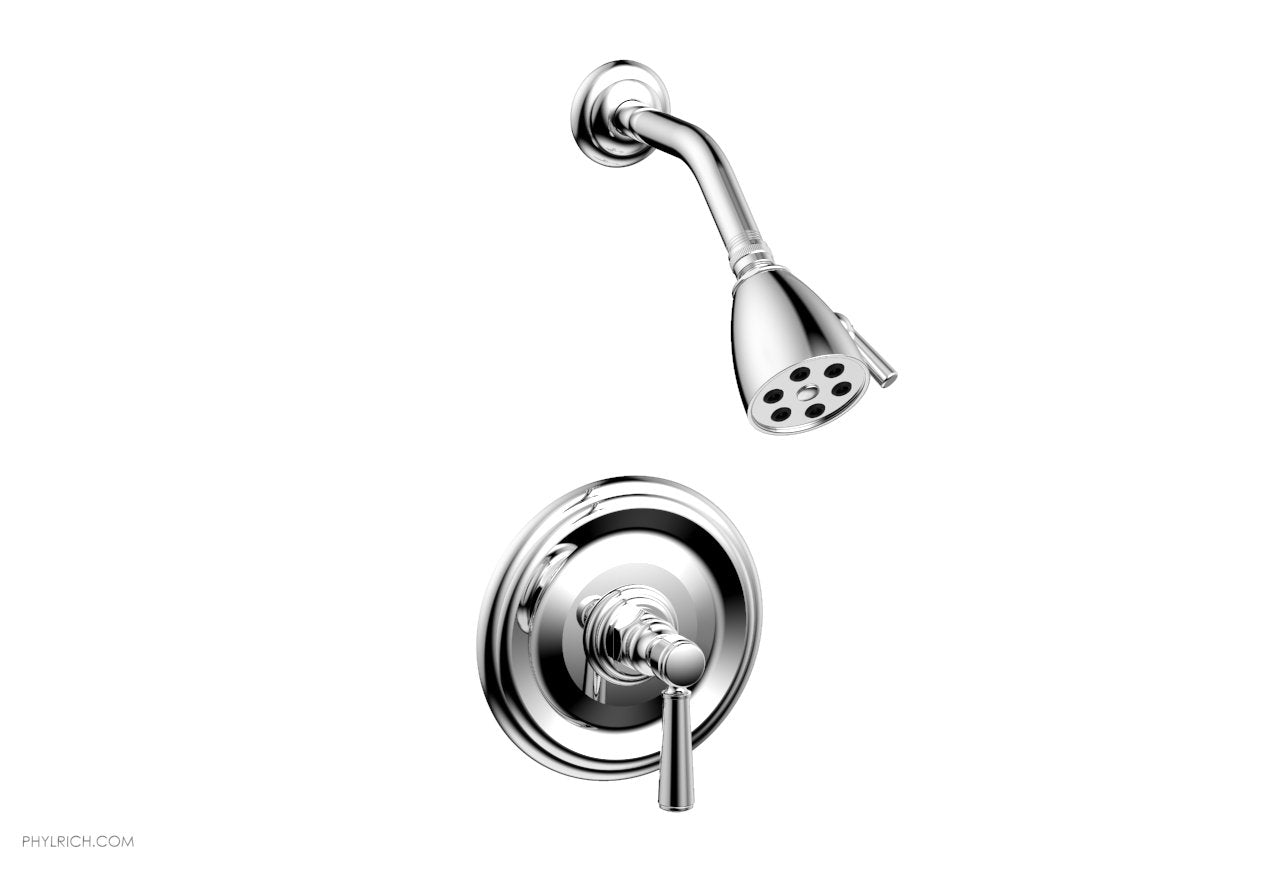 HEX TRADITIONAL Pressure Balance Shower Set 500 22 - Chrome Finish Bathroom Faucet for Modern Homes | Perfect for Master Bath, Guest Bath & Spa Retreats