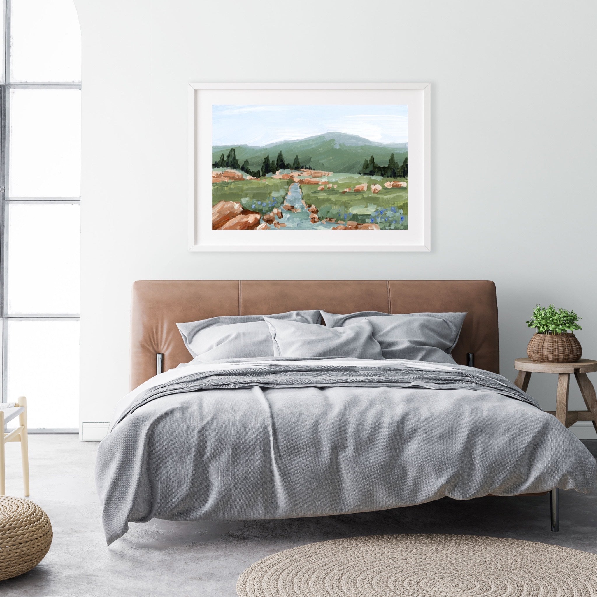Look Up Art Print - Inspirational Wall Decor for Home & Office - Perfect for Living Room, Bedroom, or Workspace