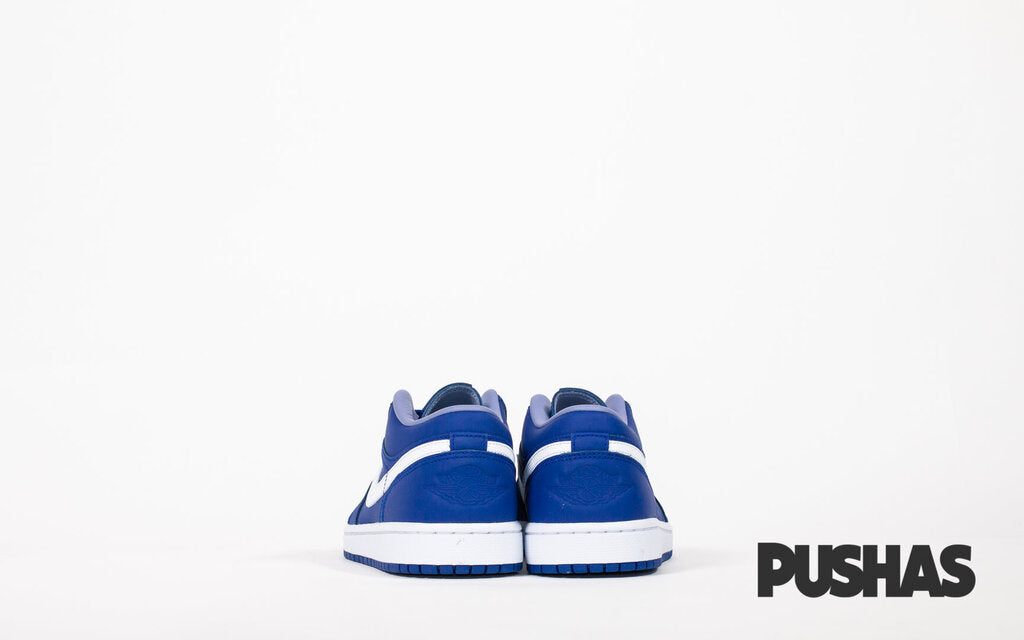Air Jordan 1 Low 'Deep Royal' Women's Sneakers - Royal Blue & White Basketball Shoes for Casual Wear & Street Style