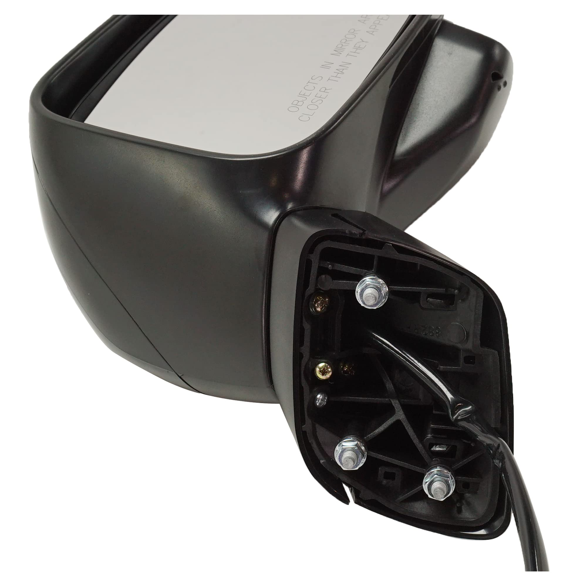 2014-2015 Honda Civic Power Heated Side Mirrors - Driver & Passenger Side, Paintable Replacement for Winter Driving & Enhanced Visibility