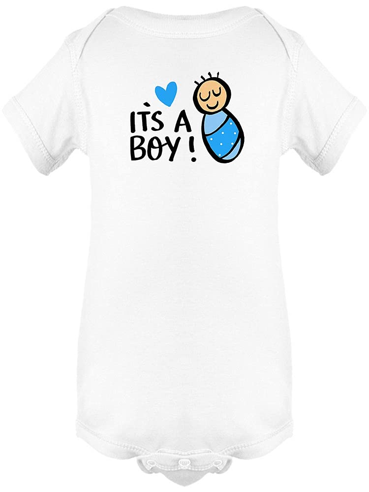 Smartprints Baby Boy Bodysuit - Soft Cotton Newborn Onesie for 0-12 Months | Perfect for Baby Showers, First Photos & Everyday Wear