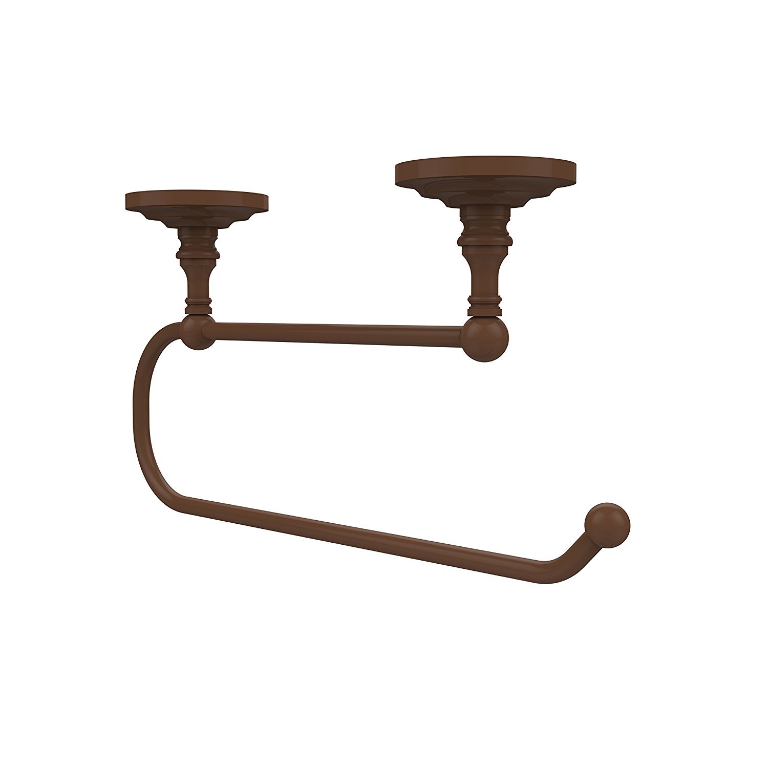 Allied Brass Prestige Under Cabinet Paper Towel Holder - Antique Bronze Finish for Kitchen, Bathroom & Office Organization