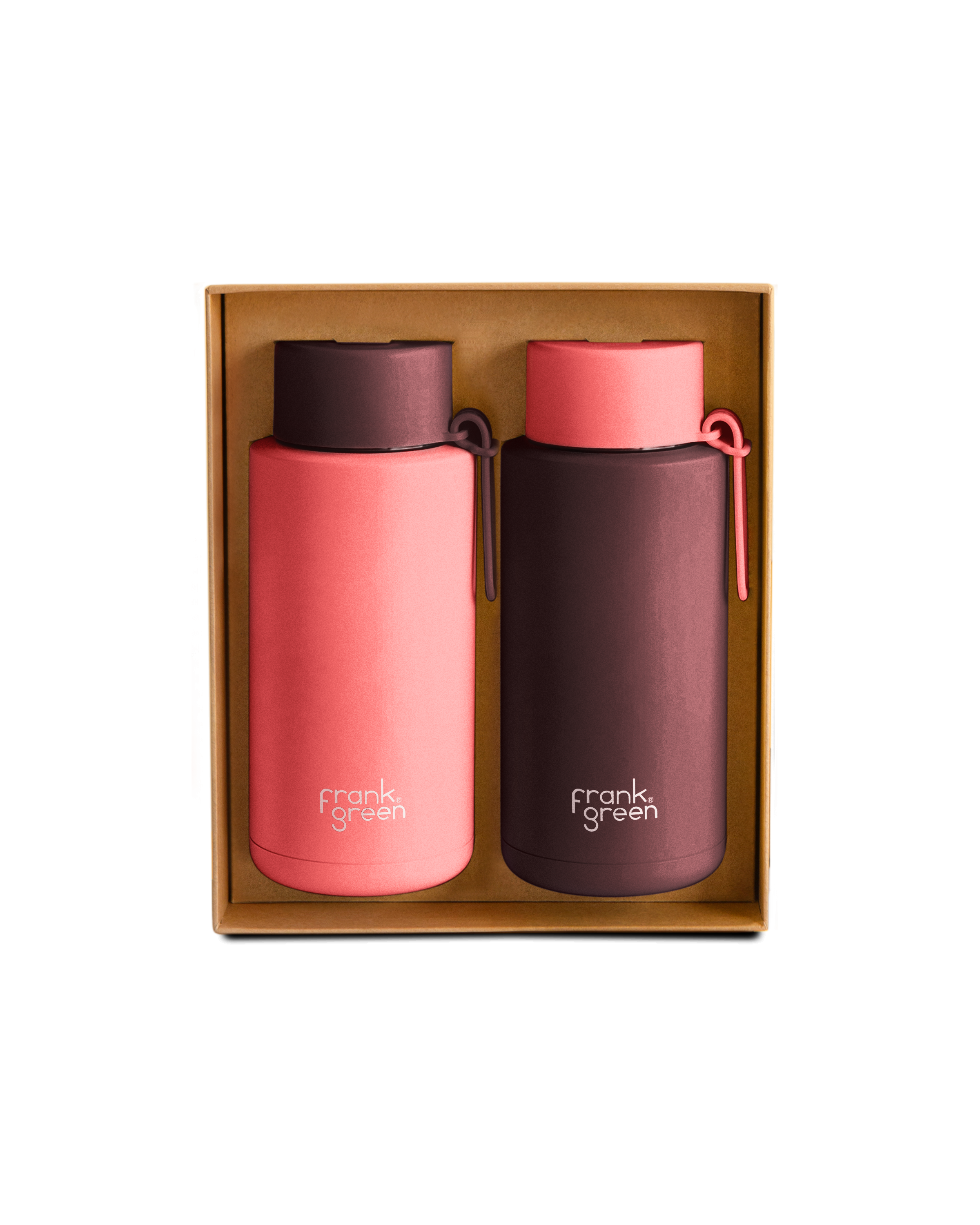 Stylish Iconic Duo Gift Set - 34oz (1,000ml) Water Bottles for Gym, Office & Outdoor Activities