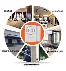 105dB Wireless Door Window Alarm - Burglar Alert Security Sensor for Home & Office Safety | Easy DIY Installation for Windows & Doors