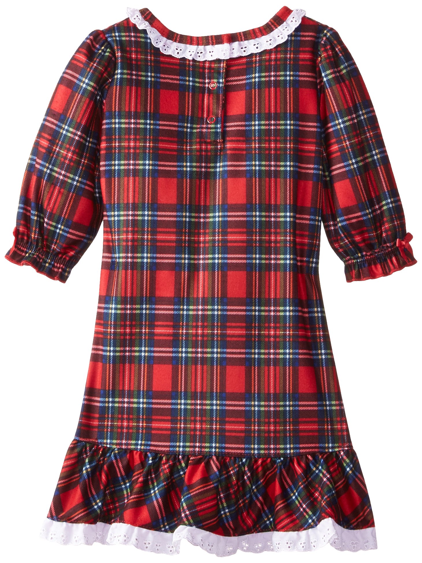 Little Me Baby Girls' Christmas Plaid Gown - Festive Holiday Dress for Infants & Toddlers - Perfect for Christmas Photos, Parties & Family Gatherings