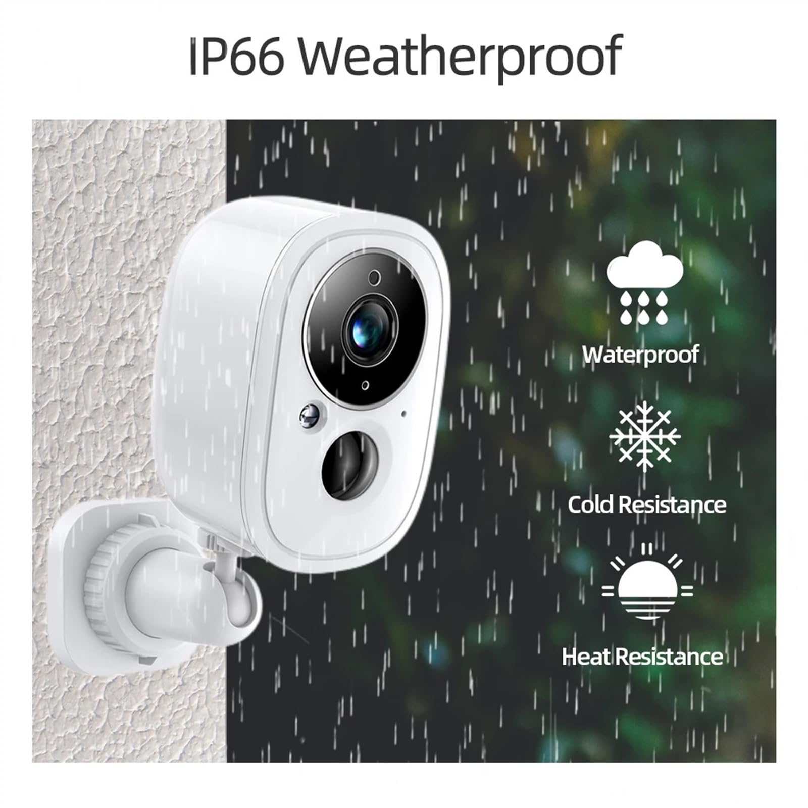 JOLIANE 5MP Solar Security Camera with PIR Motion Detection, Wireless Rechargeable Battery, Night Vision & Siren - Outdoor CCTV Surveillance System for Home Protection (Includes 128GB SD Card) | Ideal for Backyard, Garage & Perimeter Monitoring