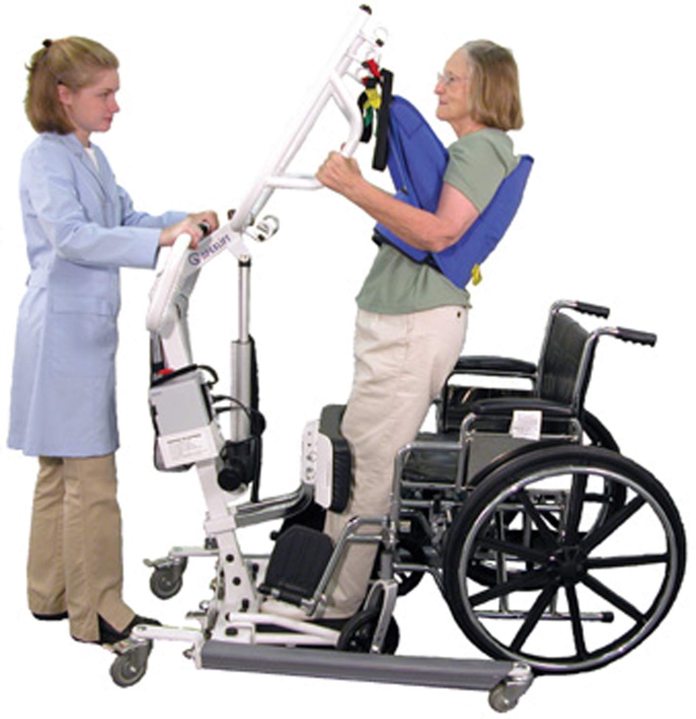 **Patient Lift Sling - Sit-to-Stand/Stand Assist Transfer Sling for Elderly & Disabled (Large Size) - Ideal for Home Care & Rehabilitation Use**