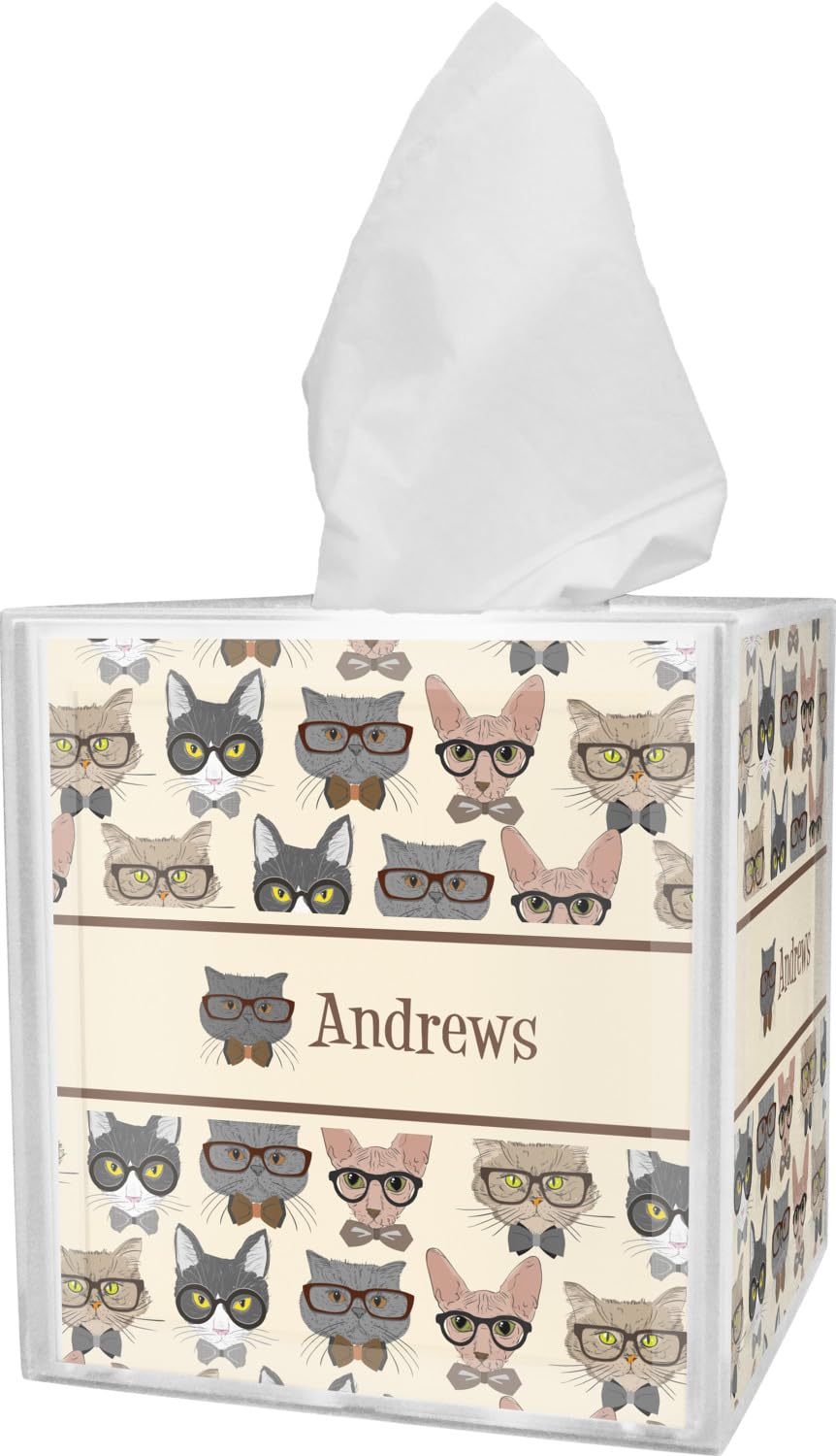 Custom Cat-Themed Tissue Box Cover - Stylish & Unique Home Decor for Living Room, Bedroom, or Office