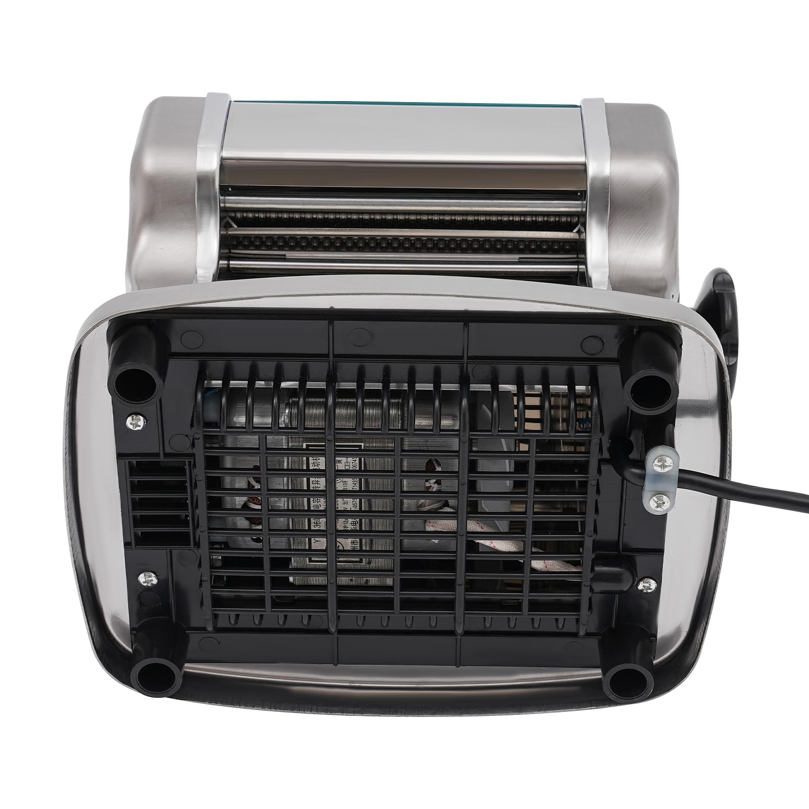 Electric Pasta Maker Machine 110V 135W - Automatic Noodle Maker with Adjustable Thickness for Home & Commercial Use | Perfect for Italian Restaurants, Home Chefs & Pasta Lovers