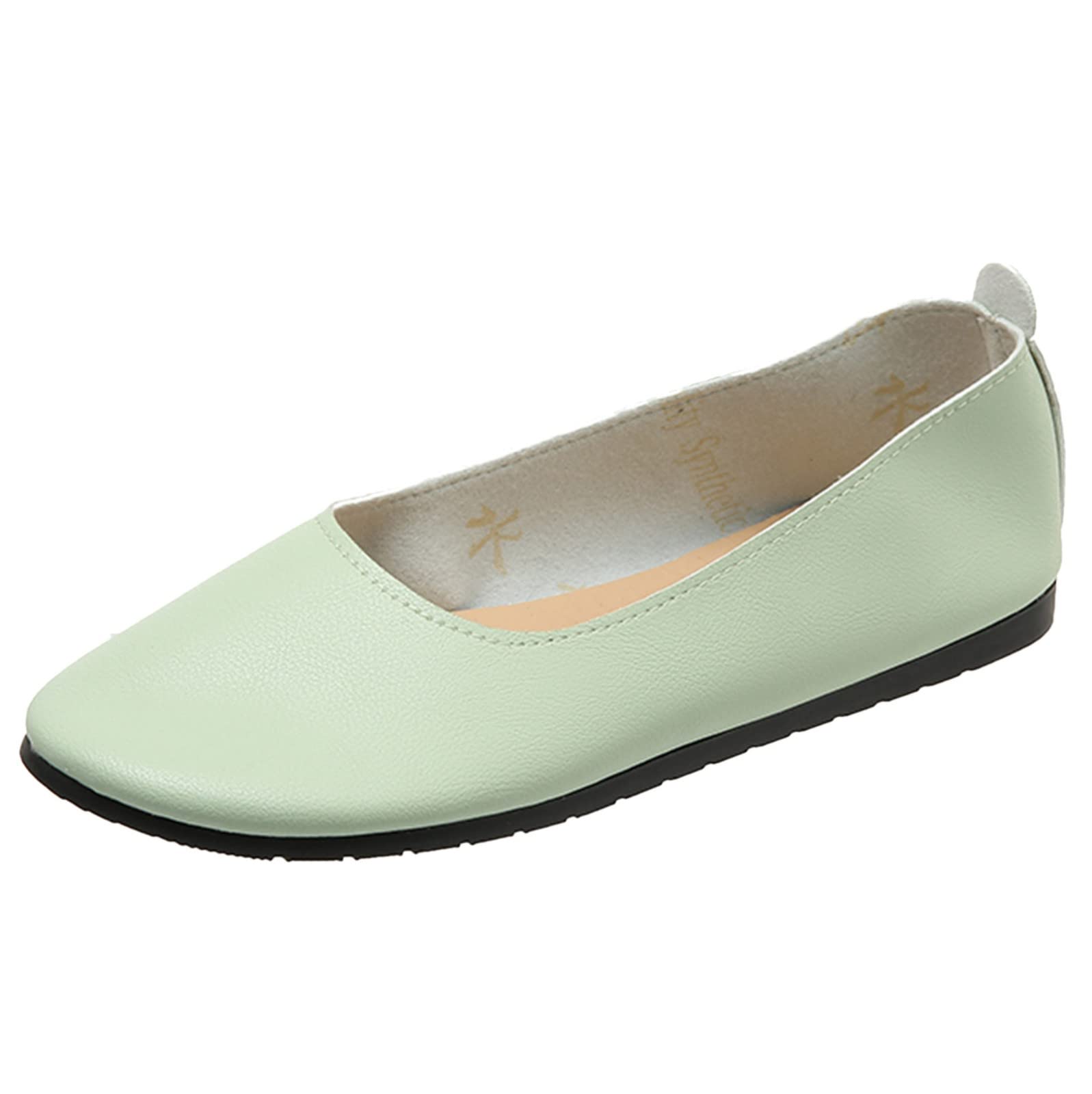 MLAGJSS Women's Comfortable Slip-On Ballet Flats - Casual Mule Shoes for Work, Office, Walking & Everyday Wear