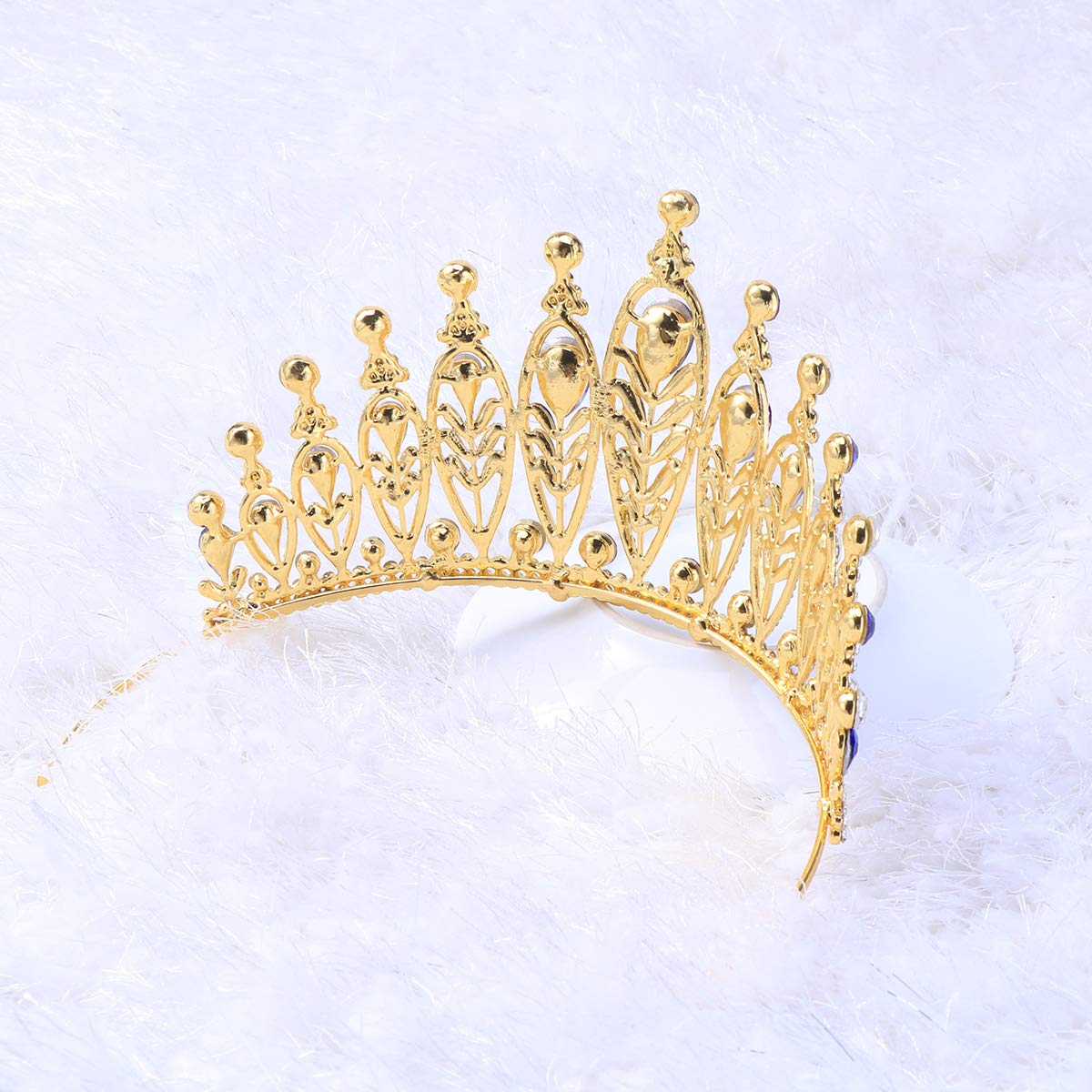 Elegant Silver Rhinestone Tiara Crown for Women - Baroque Bridal Wedding Headpiece, Princess Birthday Party Queen Crown | Perfect for Brides, Prom, Pageants & Special Occasions