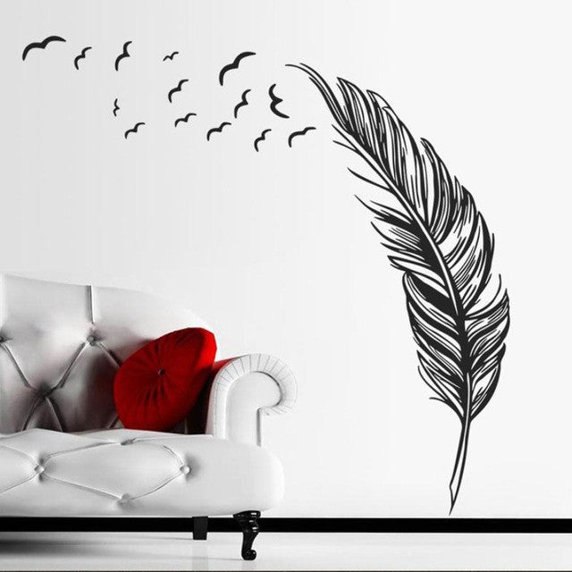 Super Deal Wall Sticker - Modern Bedroom TV Background Decals, Home Decor Vinyl Wall Stickers for Living Room & Nursery (HYM02) - Perfect for DIY Home Improvement and Interior Design Projects