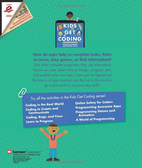 Programming Awesome Apps for Kids - Learn Coding & Build Fun Projects | Perfect for STEM Education & Young Developers