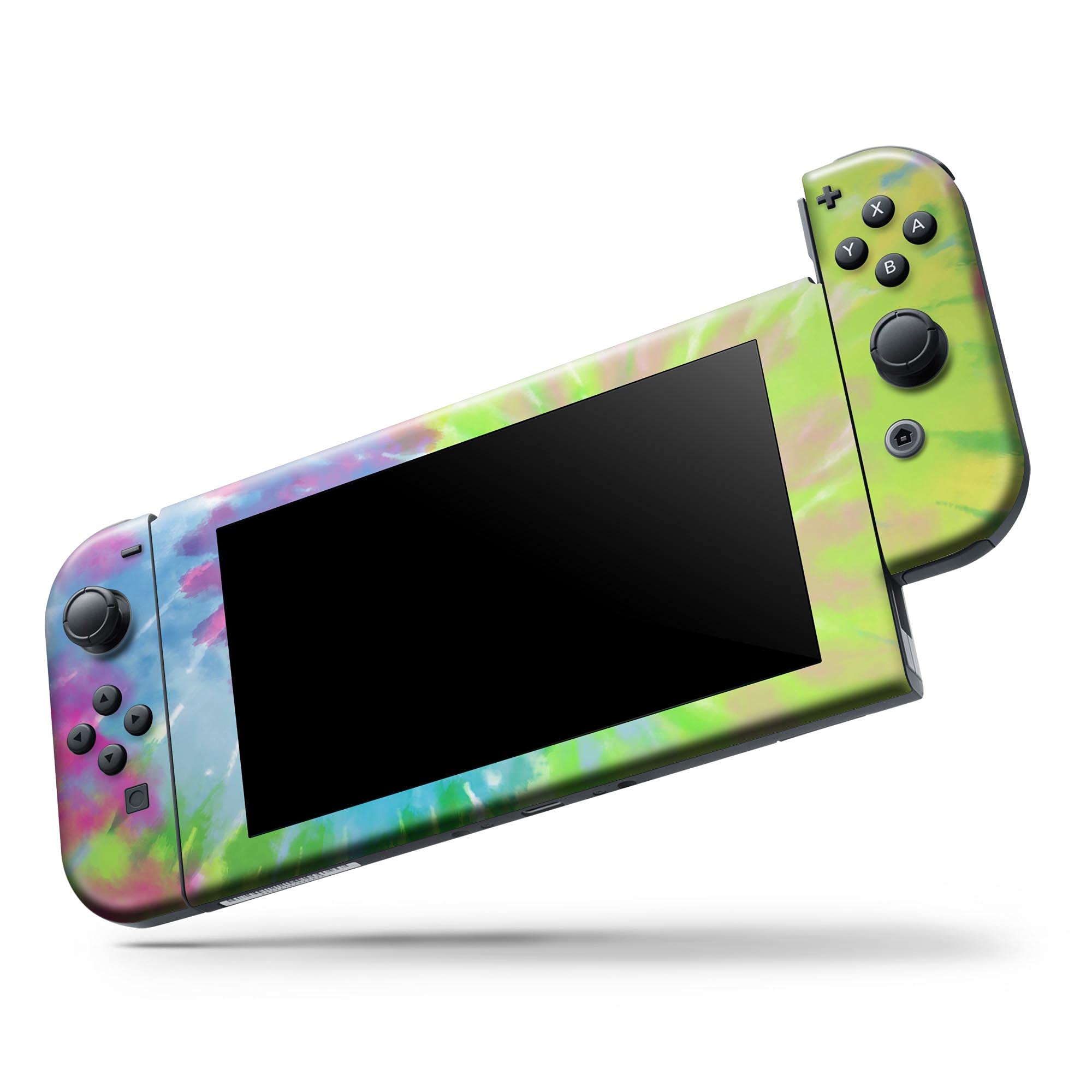 Nintendo Switch Pro Controller Skin Decal - Spiral Tie Dye V7 Removable Vinyl Wrap Cover - Scratch-Resistant Protective Case for Gaming Accessories - Perfect for Customizing & Protecting Your Controller During Gameplay