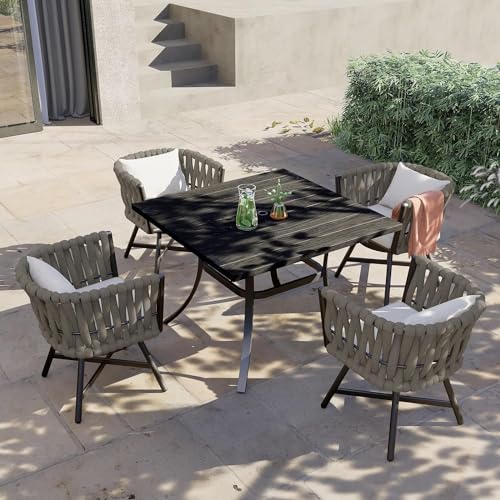 Black Square Table