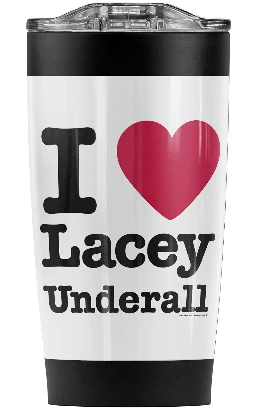Logovision Caddyshack I Love Lacey Underall 20oz Stainless Steel Tumbler - Vacuum Insulated Coffee Travel Mug with Leakproof Sliding Lid | Keeps Hot & Cold Beverages Perfect Temperature | Ideal for Office, Gym, Camping & Road Trips