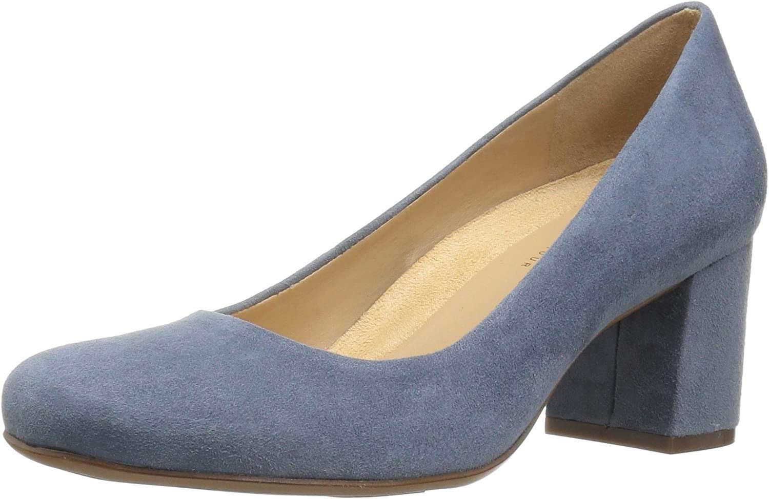 Naturalizer Women's Whitney Pump - Comfortable Low Heel Dress Shoes for Work, Office & Formal Occasions | Slip-On Classic Pumps for Women