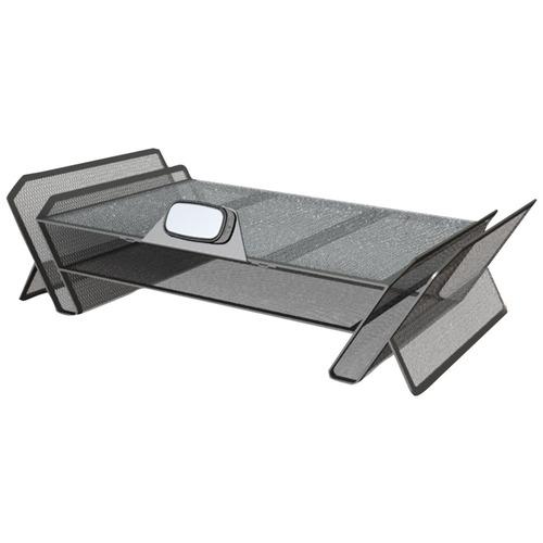Allsop 30645 Adjustable Monitor Stand for Desk - Ergonomic Riser with Cable Management, Perfect for Home Office & Workspace Setup