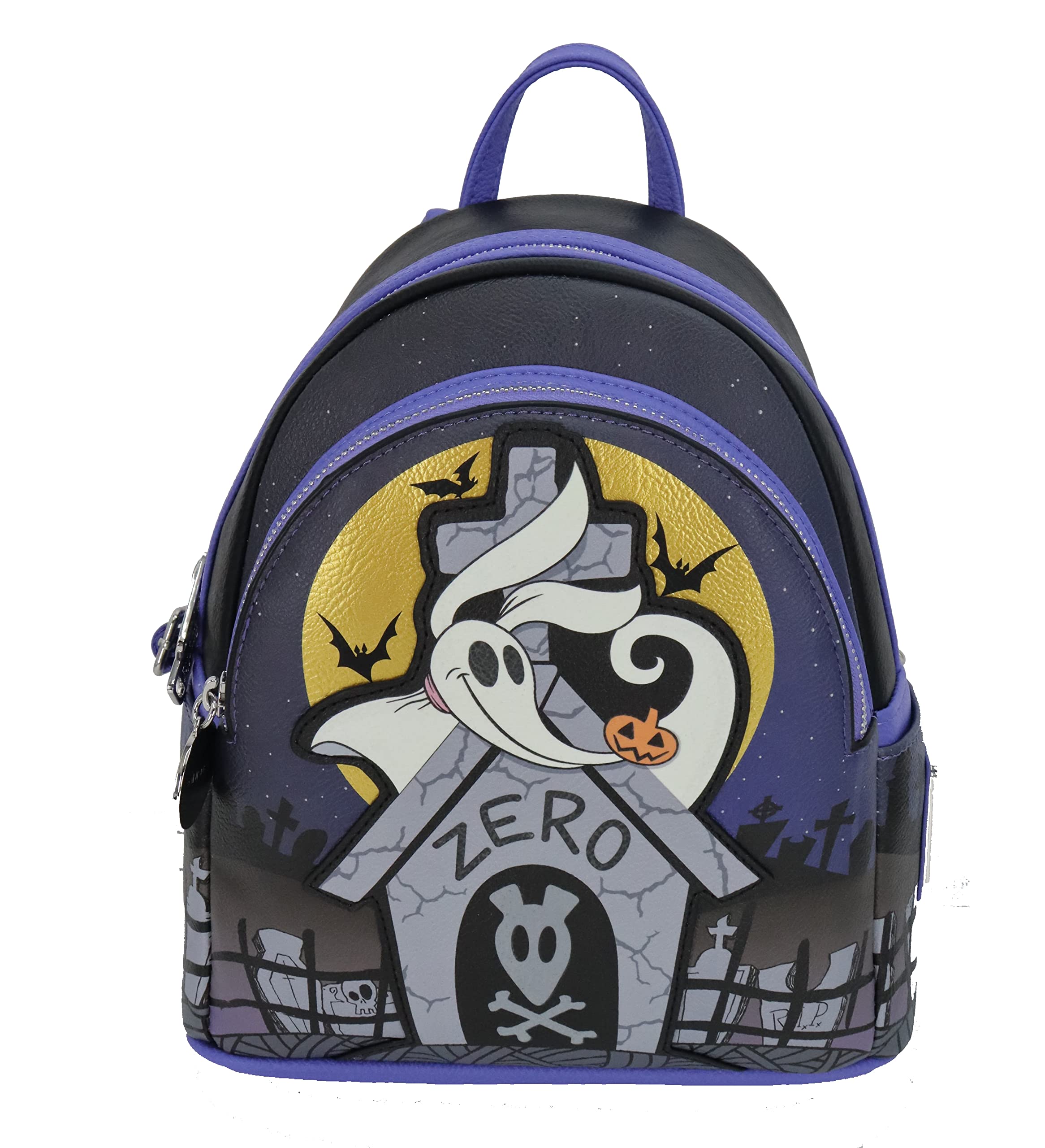 Loungefly Nightmare Before Christmas Zero Doghouse Crossbody Bag - Disney Themed Double Strap Shoulder Purse for Women | Perfect for Halloween, Cosplay & Disney Park Outfits