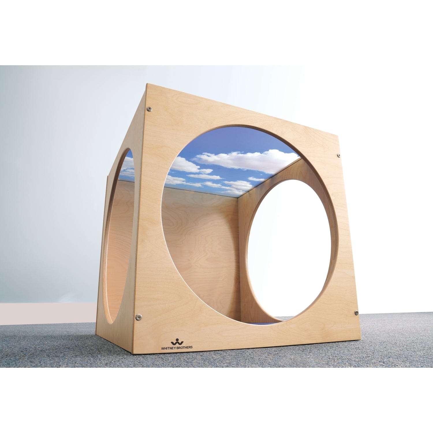 Acrylic Playhouse Cube for Toddlers - Sky Top Design - Indoor & Outdoor Kids Play Tent for Pretend Play & Imaginative Fun