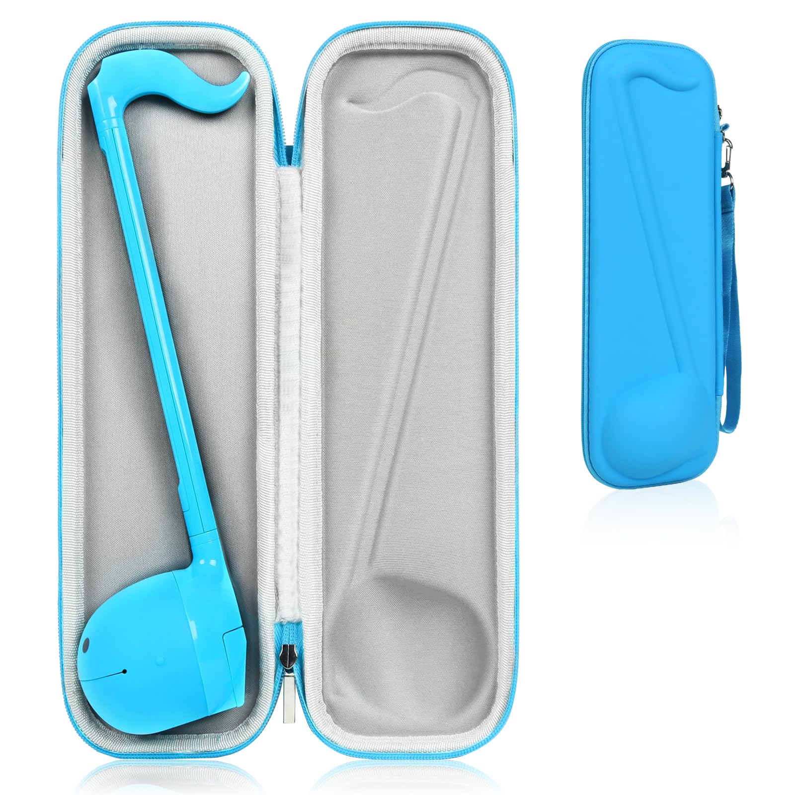 Otamatone Carrying Hard Case - Durable Storage Bag for Japanese Electronic Musical Instrument & Synthesizer, Portable with Hand Strap (Case Only) - Perfect for Travel, Gigs & Home Storage