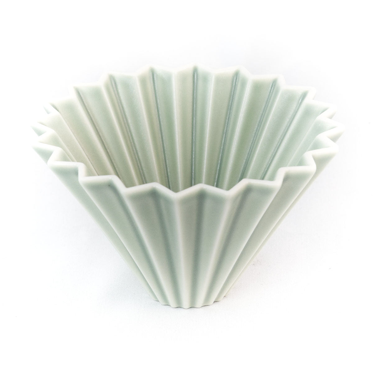 ORIGAMI Coffee Dripper - Matte Green Pour Over Coffee Maker for Specialty Brewing | Perfect for Home, Office & Camping Use