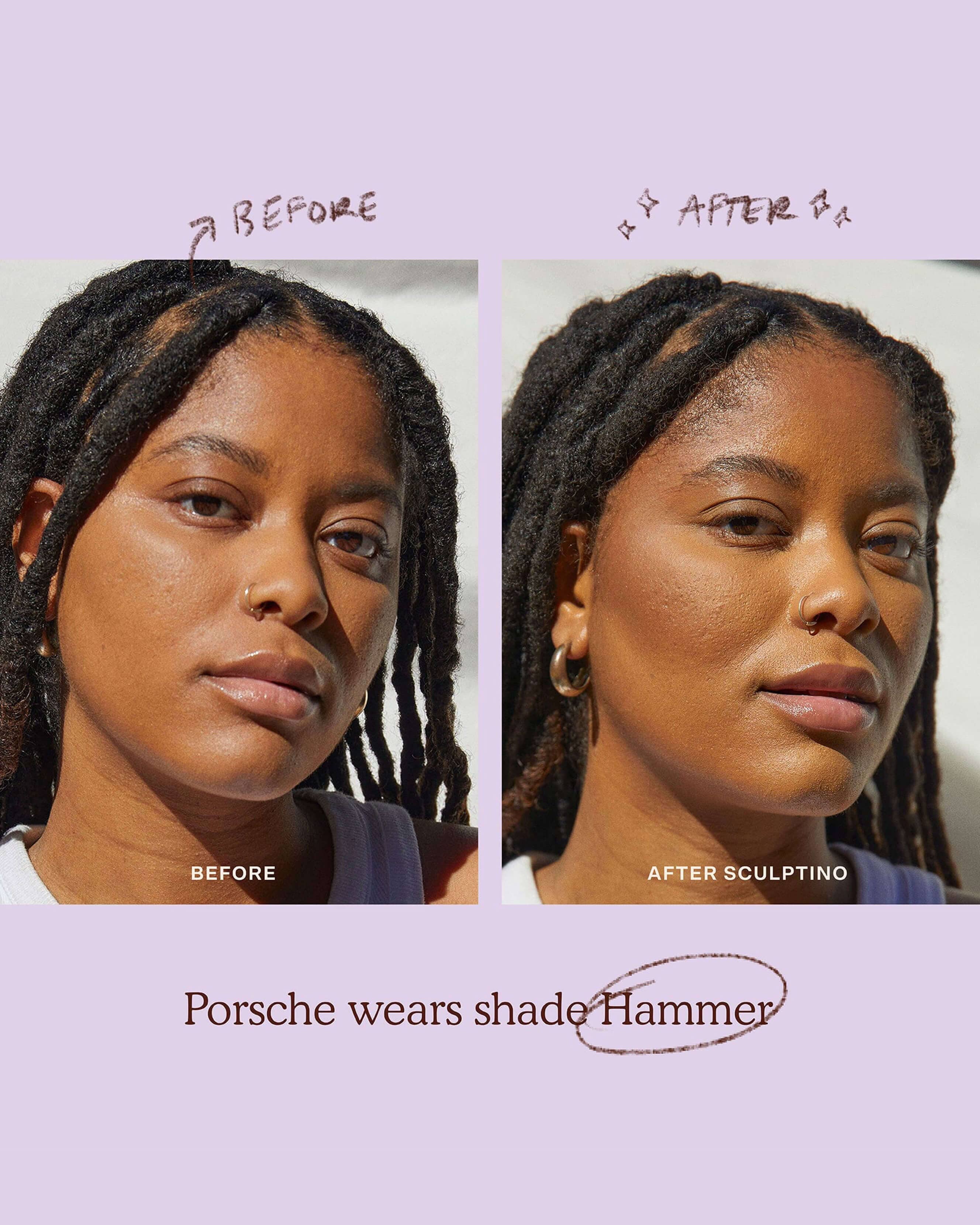 Sculptino® Soft Matte Cream Contour & Bronzer - Buildable Blendable Makeup for Natural Sun-Kissed Glow | Perfect for Everyday Wear & Professional Makeup Looks