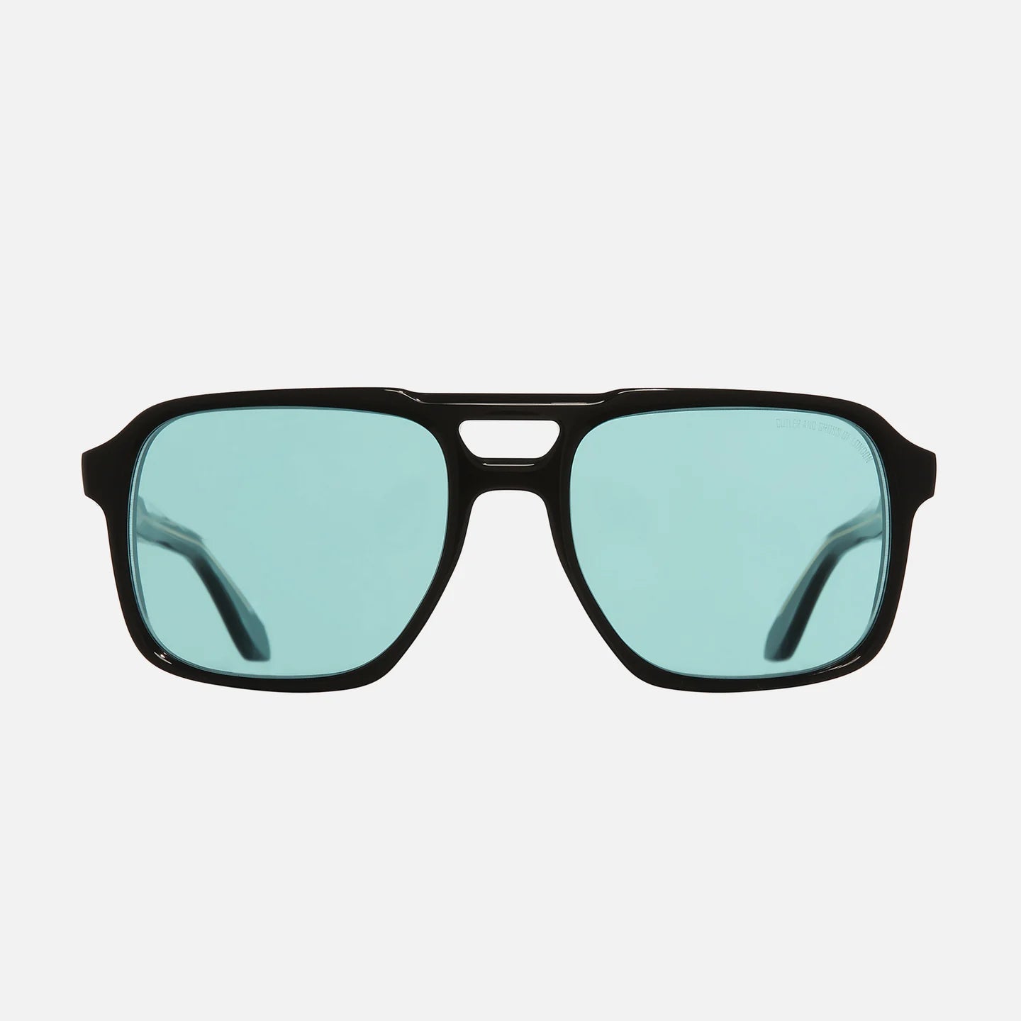 Cutler and Gross 1394 01 Black Green Sunglasses - Classic Aviator Style for Men & Women - Perfect for Outdoor Activities, Driving, and Fashion Accessories