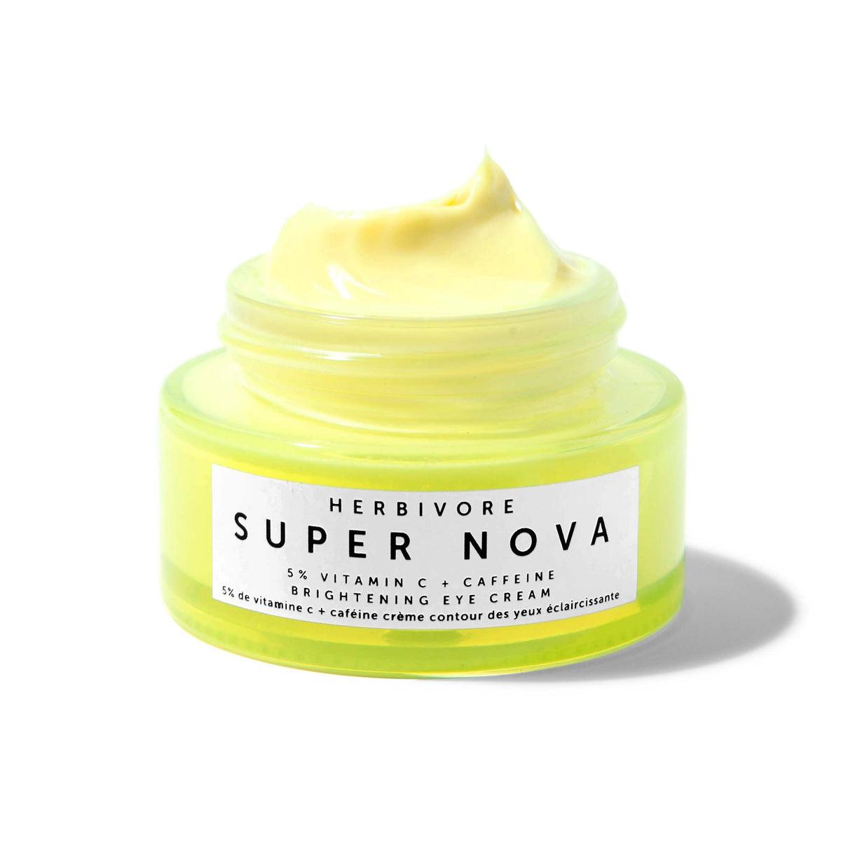 Super Nova 5% THD Vitamin C Brightening Eye Cream for Dark Circles & Puffiness - Anti-Aging Eye Treatment for Wrinkles & Fine Lines - Day & Night Use for Brighter, Youthful Eyes