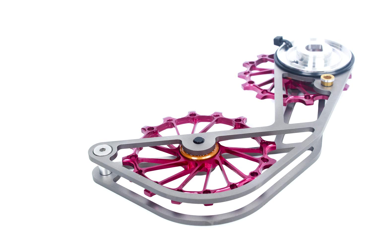 SRAM Red/Force eTap AXS 12-Speed Titanium Oversized Pulley Wheel (OSPW) System for Road, Cyclocross & Gravel Bikes - Lightweight Rear Derailleur Upgrade for Enhanced Shifting Performance on Rough Terrain & Long Rides