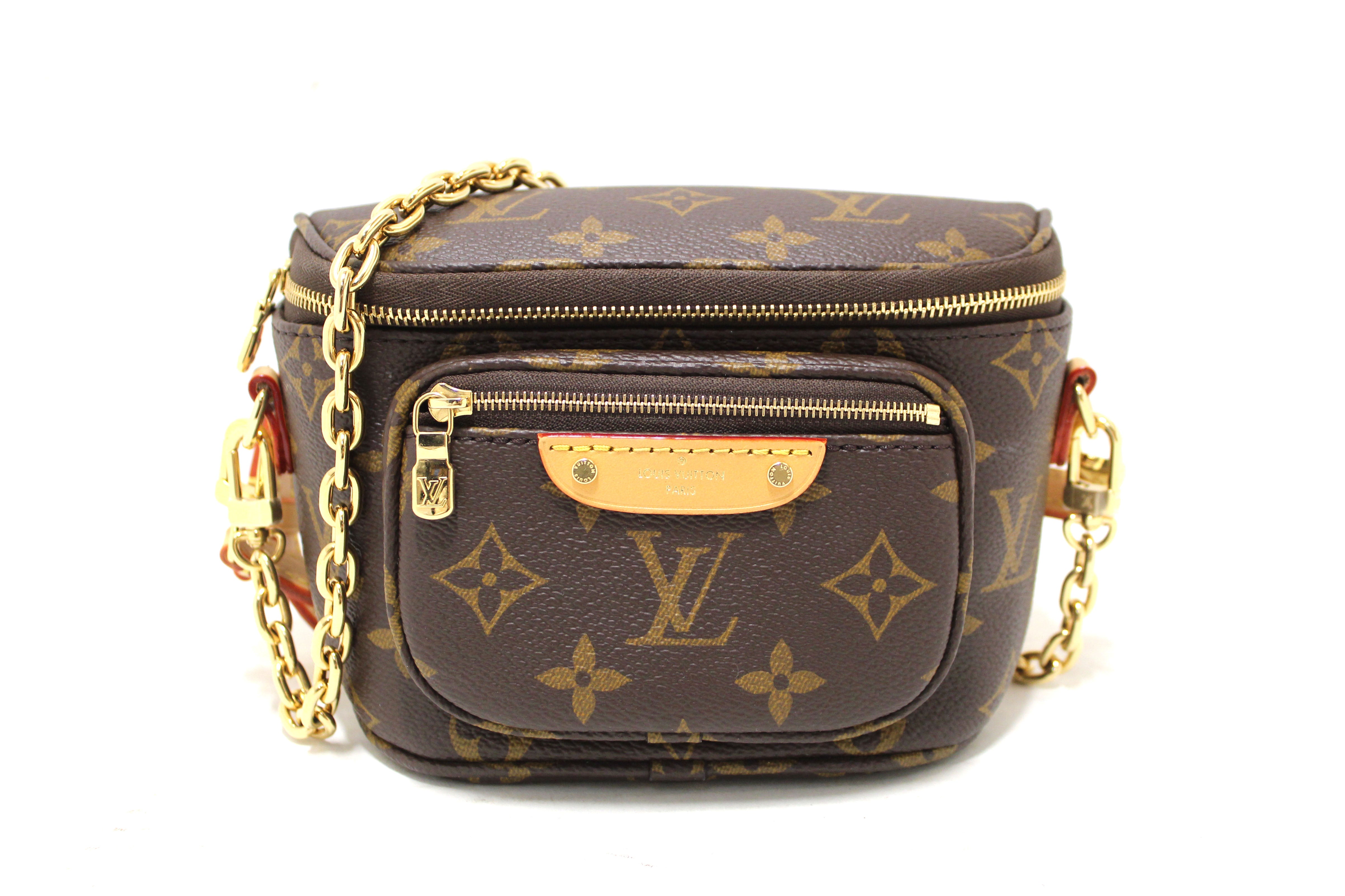 Authentic Louis Vuitton Monogram Mini Bumbag Waist Bag - Luxury Crossbody Fanny Pack for Women, Travel, Concerts & Everyday Use